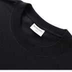 Crew neckline detail of Boba Travel oversized tee
