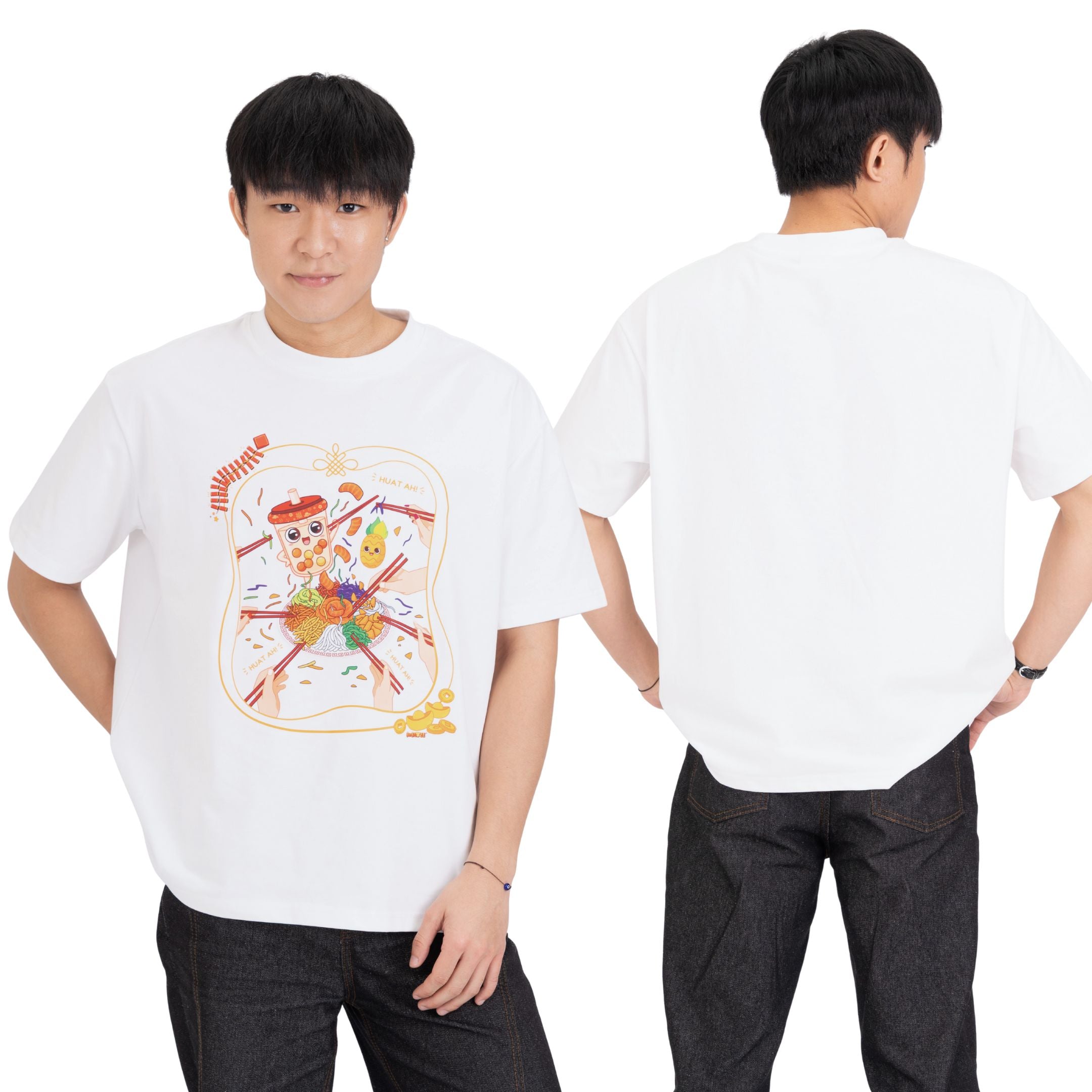 Oversized Lohei t-shirt for Chinese New Year celebrations
