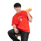 Gong Xi Fa Cai oversized CNY t-shirt for festive house visiting